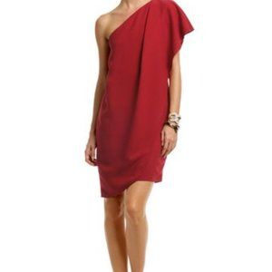 Valentine's Day! Mark+James By Badgley Mischka One-shoulder Red Caftan Dress